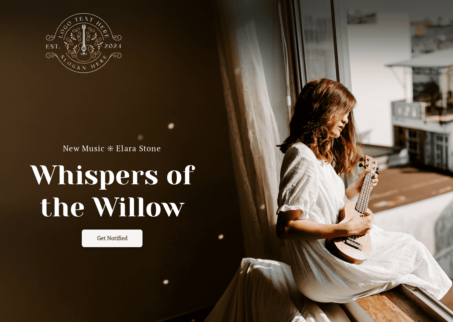 Acoustic Music Launch Website Preview