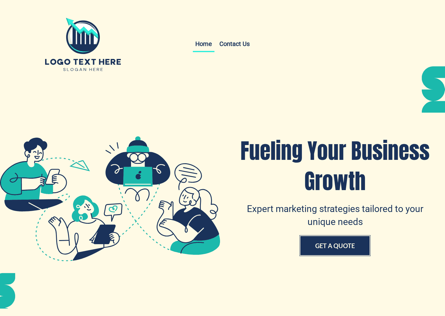 Business Marketing Agency Website Preview