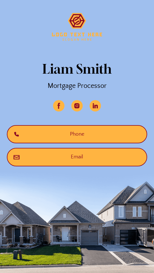 Realty Mortgage Processor  Digital Business Card