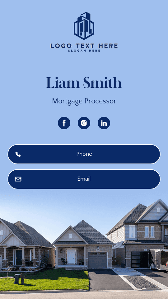 Realty Mortgage Processor  Digital Business Card