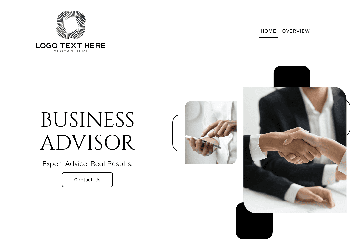 Business Advisor Website Preview