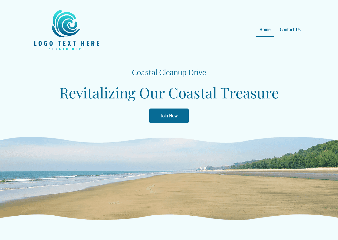 Coastal Cleanup Drive Website Preview
