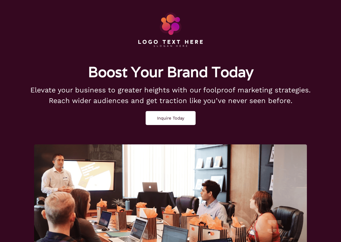 Brand Boosters Agency Website Preview