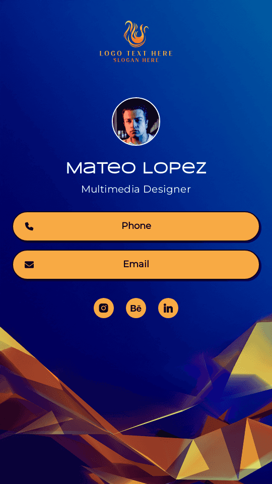 Multimedia Designer Digital Business Card