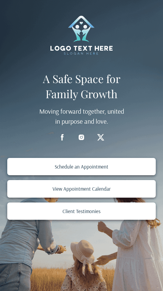 Family Wellness Therapy Link in Bio Preview