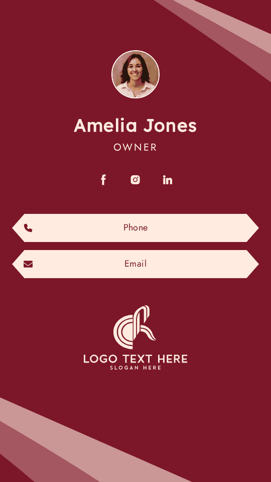Business Owner Digital Business Card Preview