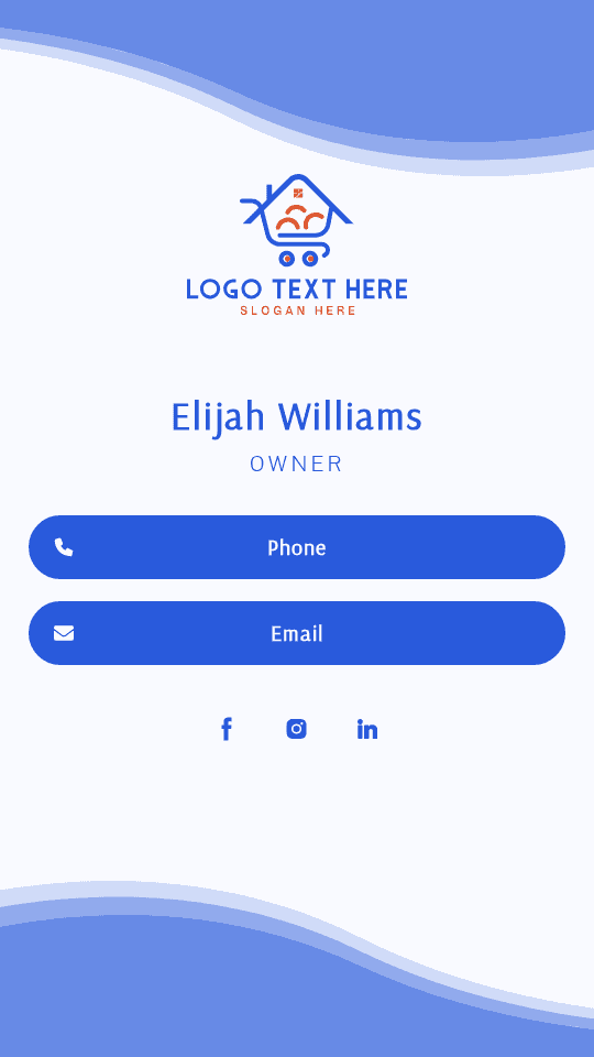 Wholesale Business Owner Digital Business Card Preview