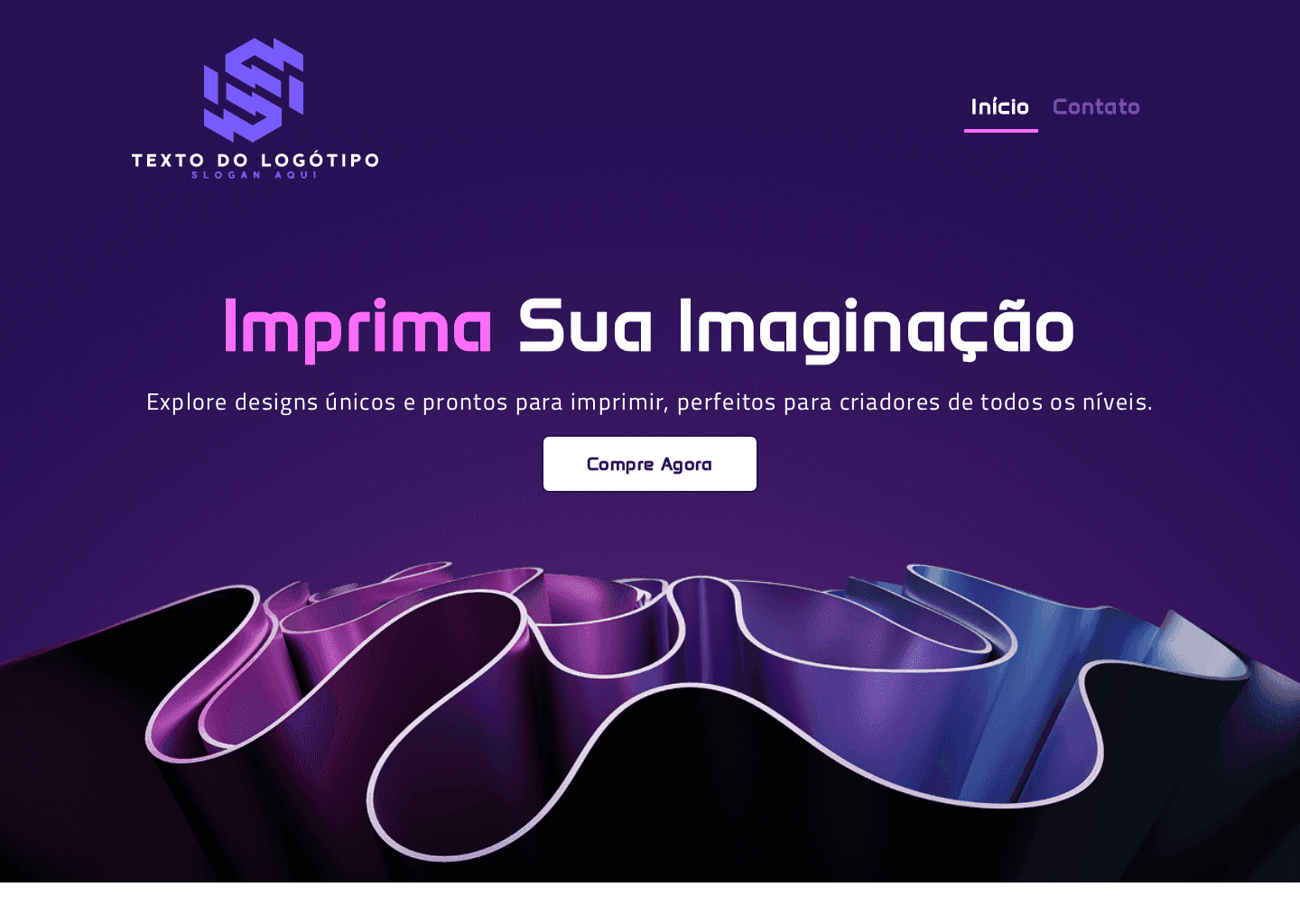 Loja de Modelos 3D Website