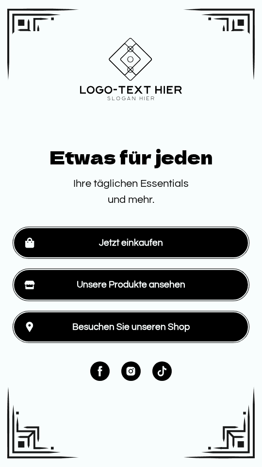 Minimalistischer generischer Laden Link in Bio