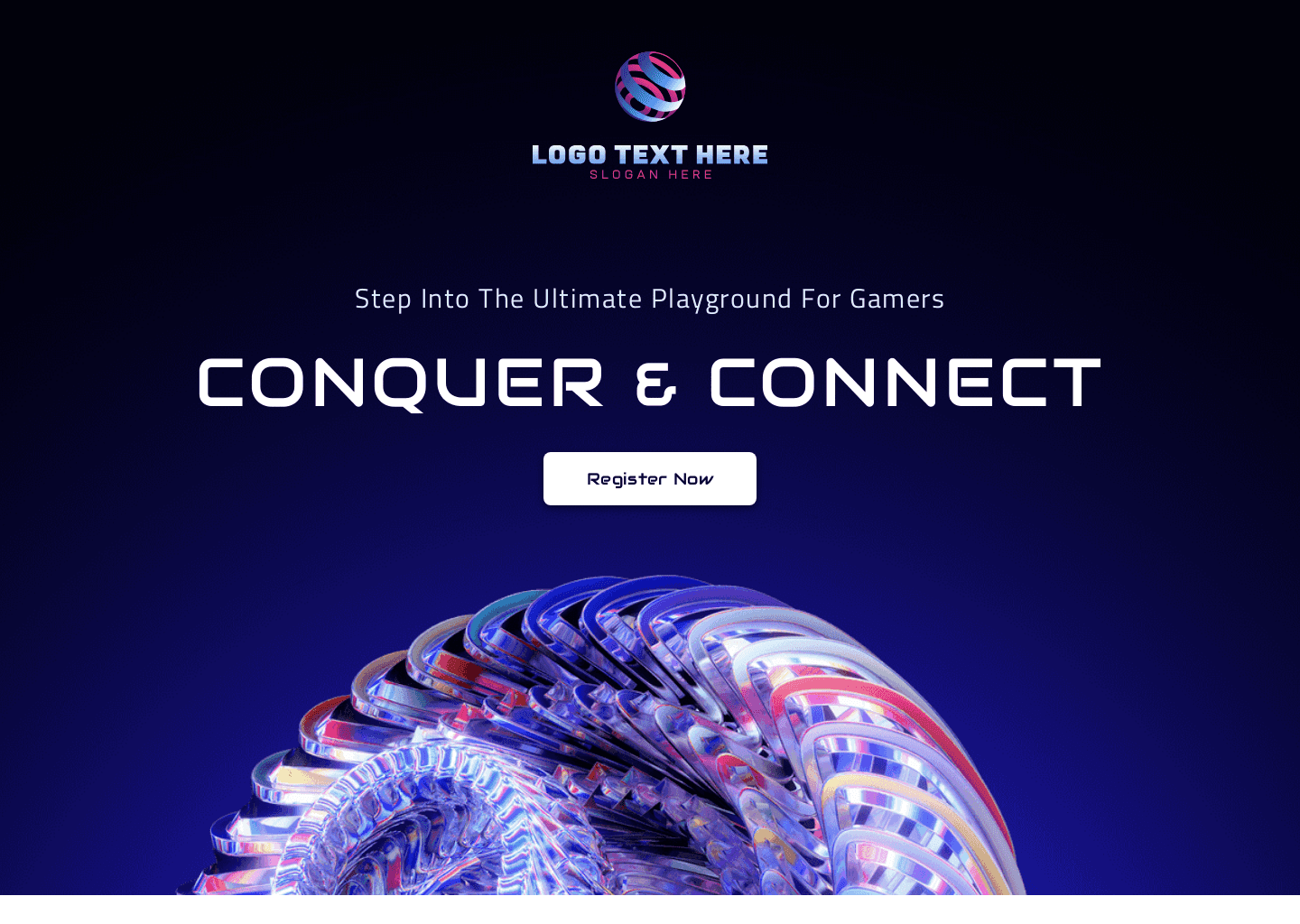 Gaming Tech Convention Website Preview