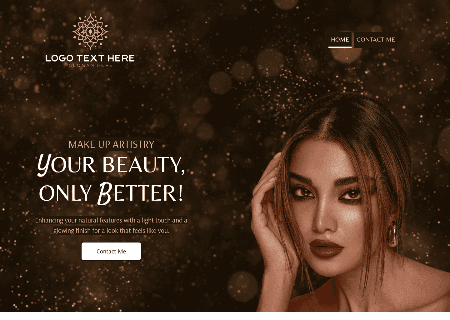 Beauty Makeup Cosmetics Website Preview