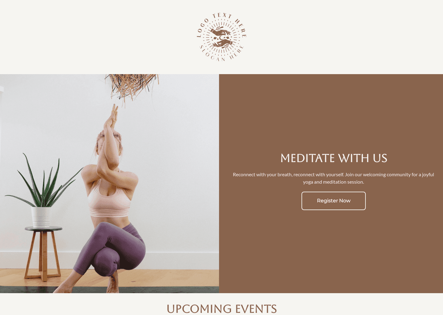 Meditation Journey Website Preview