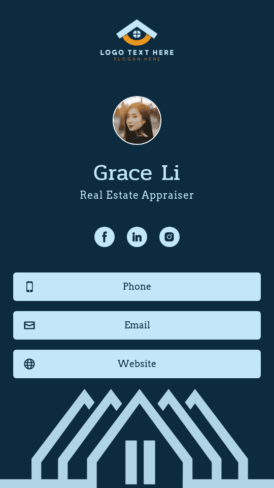 Real Estate Appraiser Digital Business Card