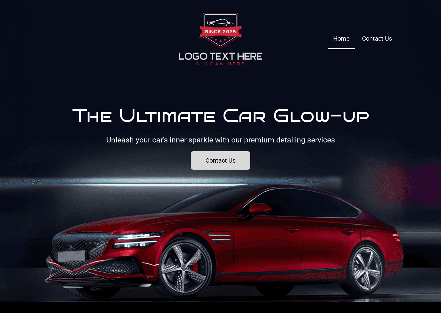 Automotive Cleaning Detailing Website Preview