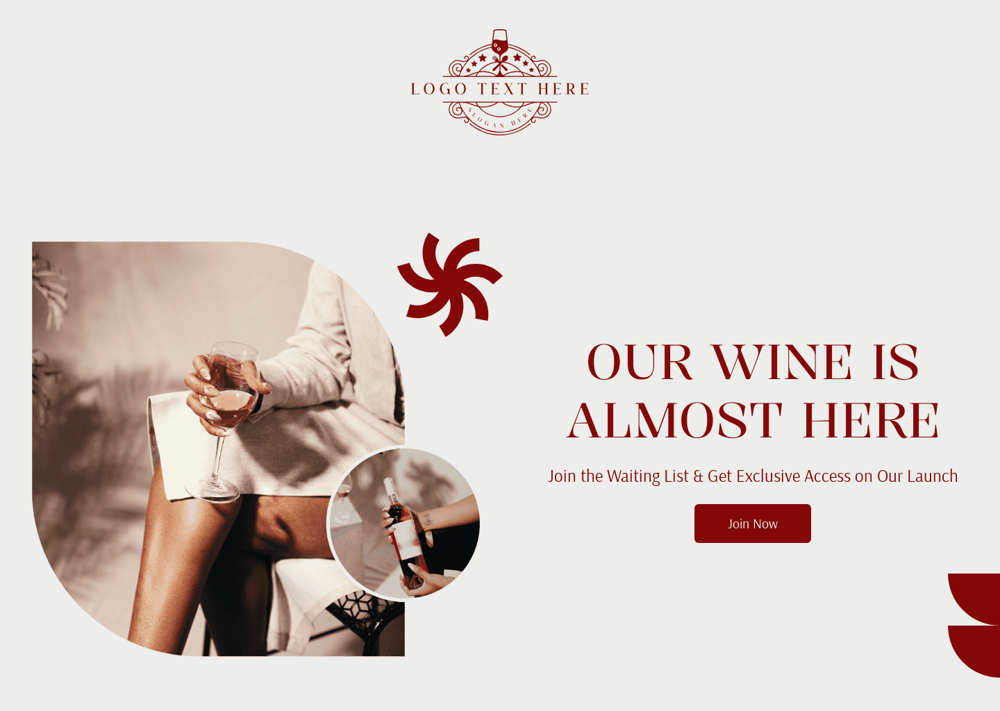 Wine Product Launch Website Preview