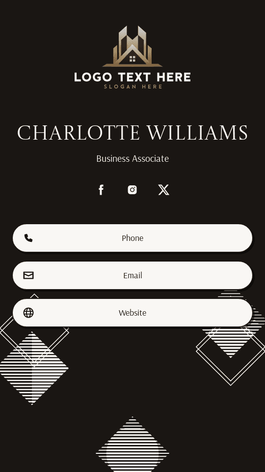 Enterprise Business Partner Digital Business Card Preview