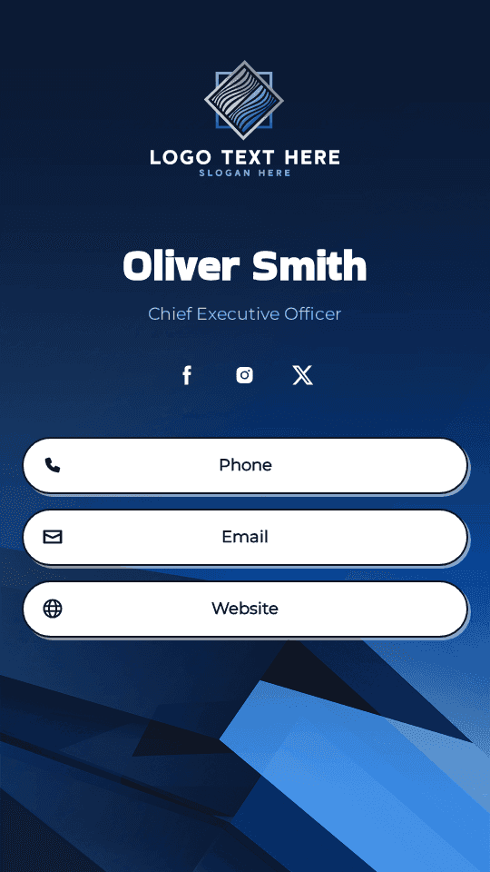 Commerce Establishment CEO Digital Business Card