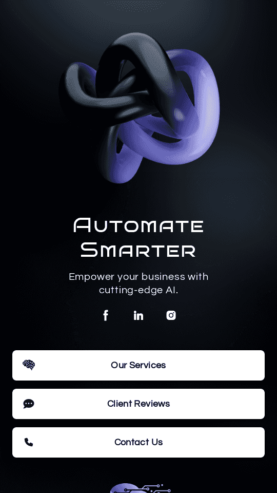 Digital Automation Service Link in Bio Preview