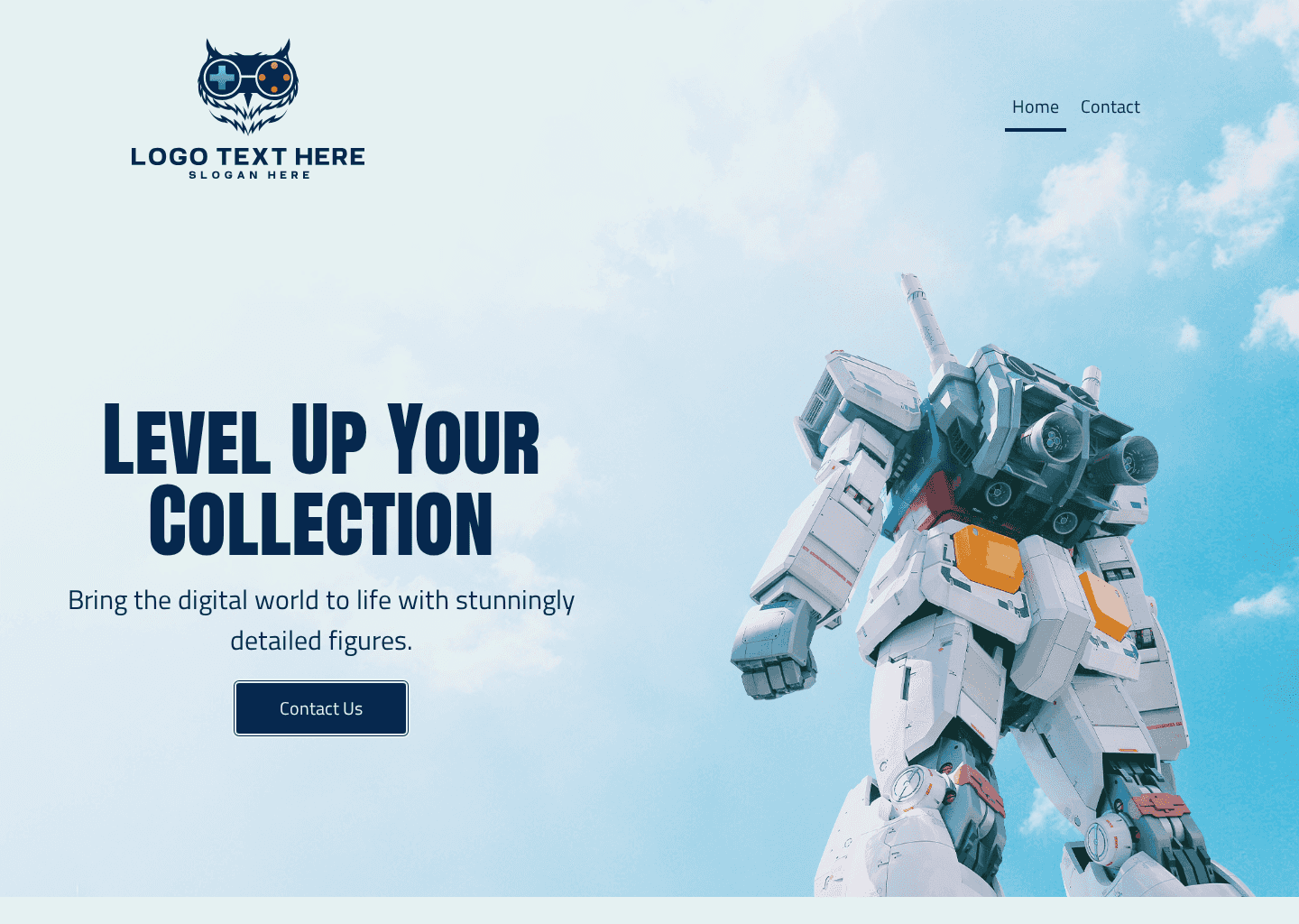 Action Figure Shop Website Preview