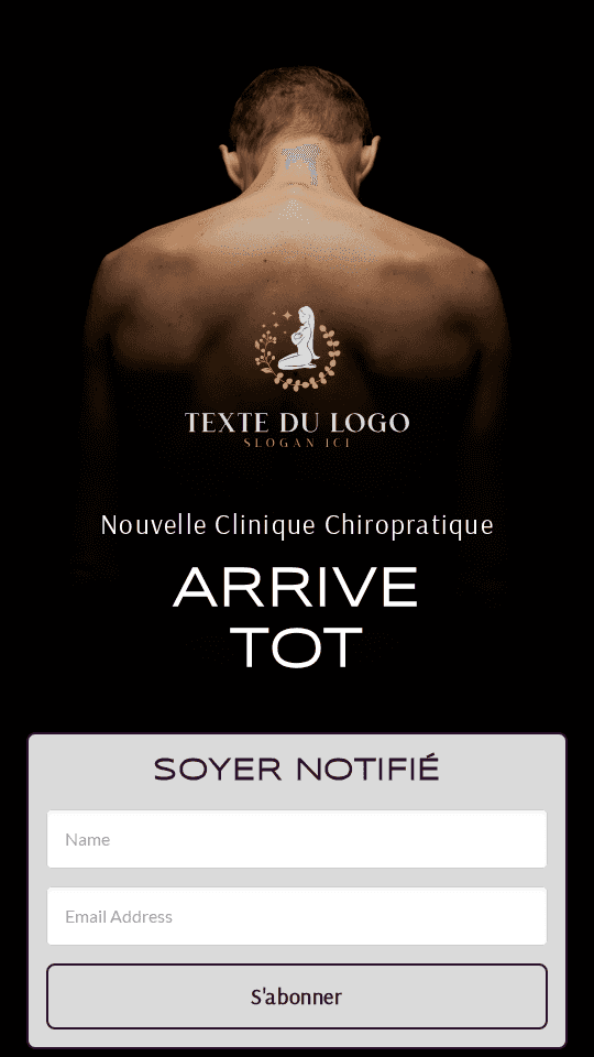 Lancement de la clinique chiropratique Link in Bio Preview
