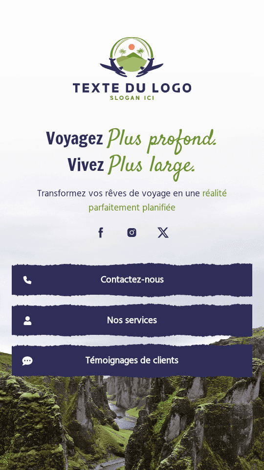 Agence de tourisme et de voyage Link in Bio Preview