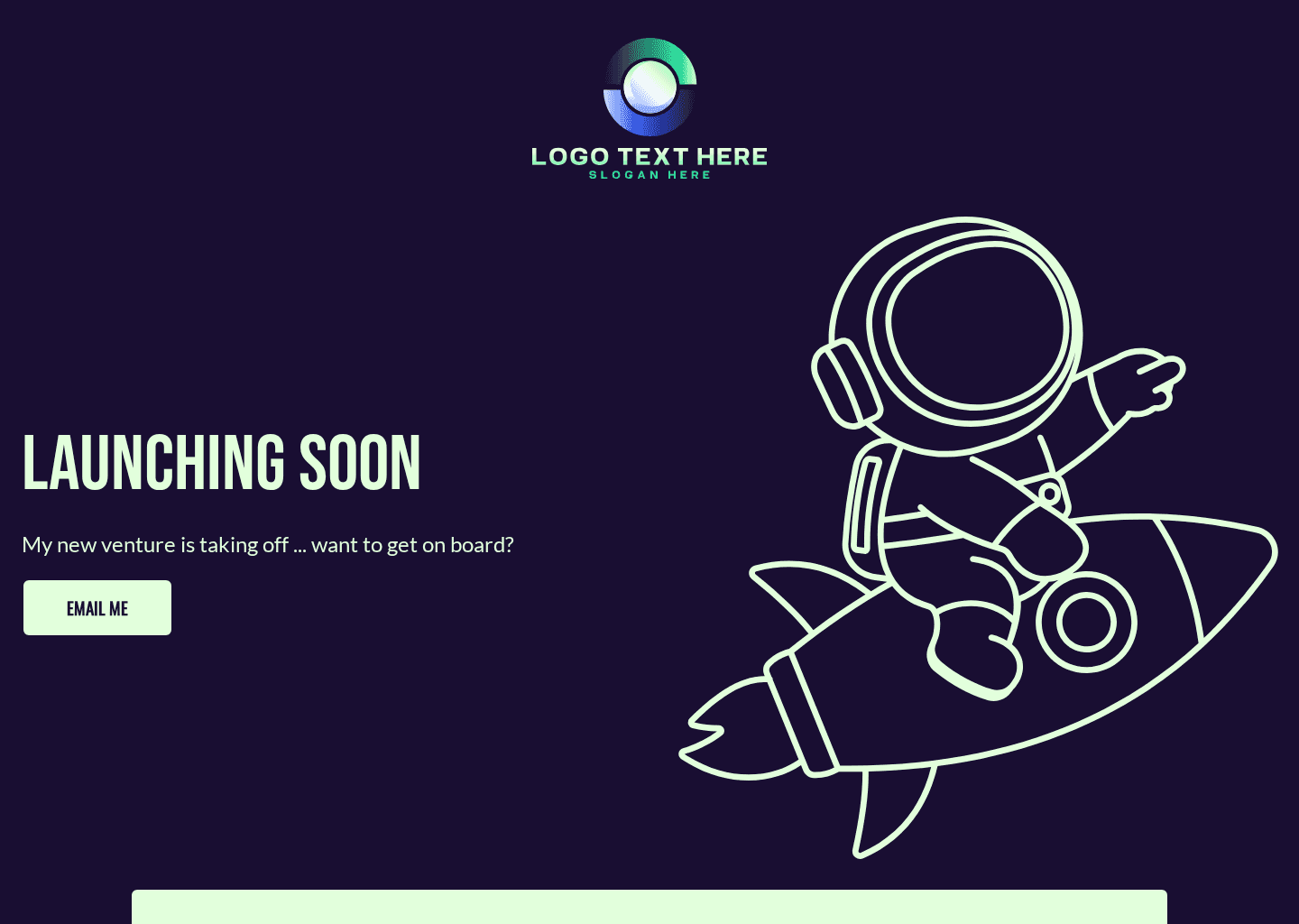 Launching Soon Website Preview