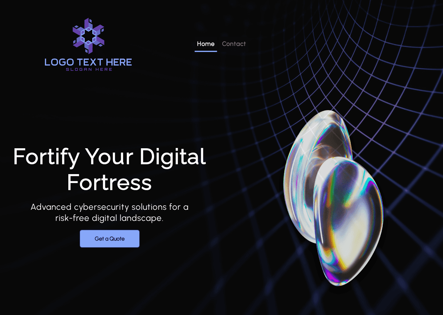 Cybersecurity Solutions Website Preview