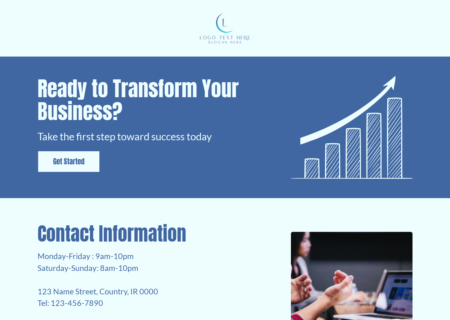 Grow Business Corporate Website Builder Image Preview