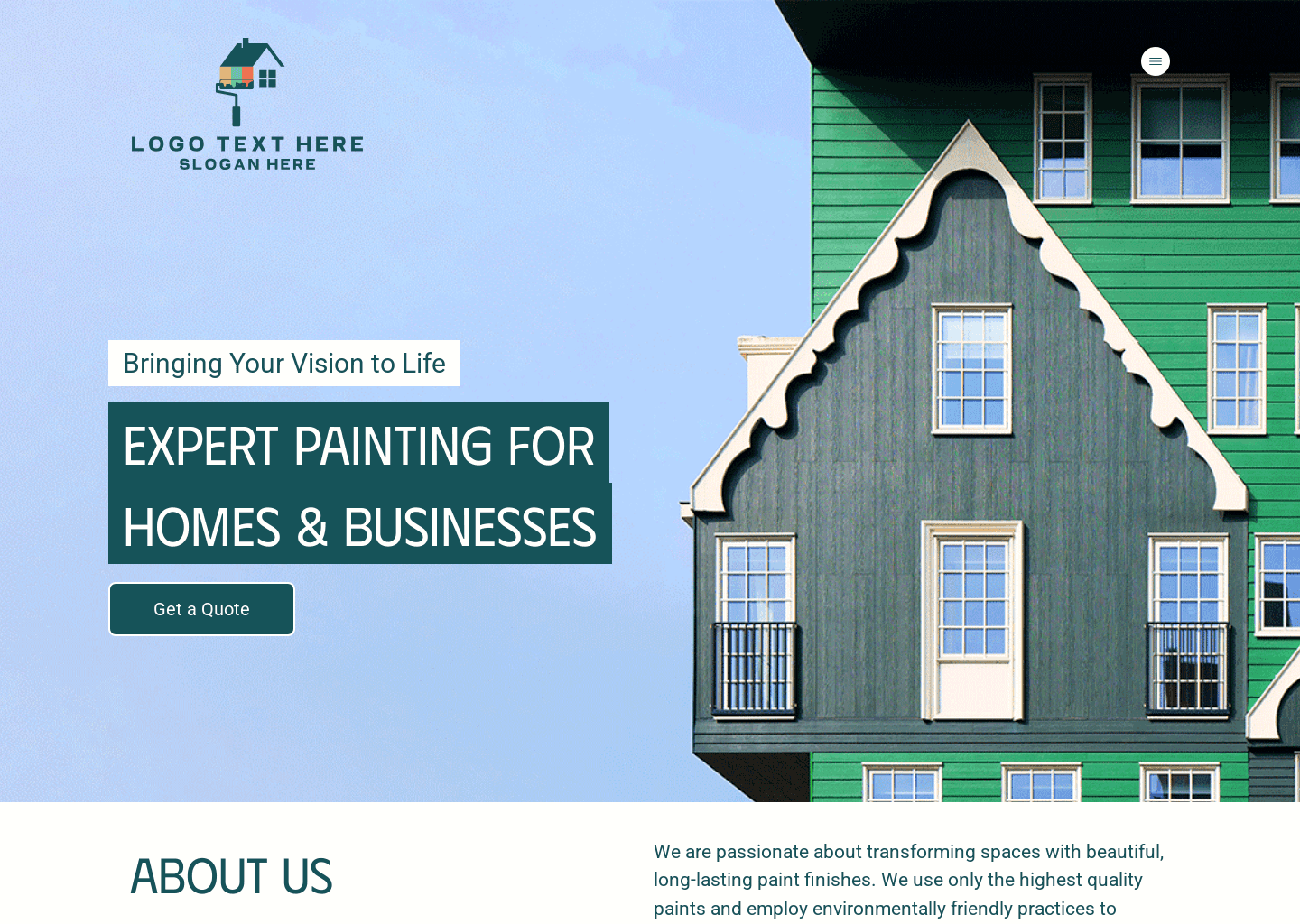 Construction Painting Service Website