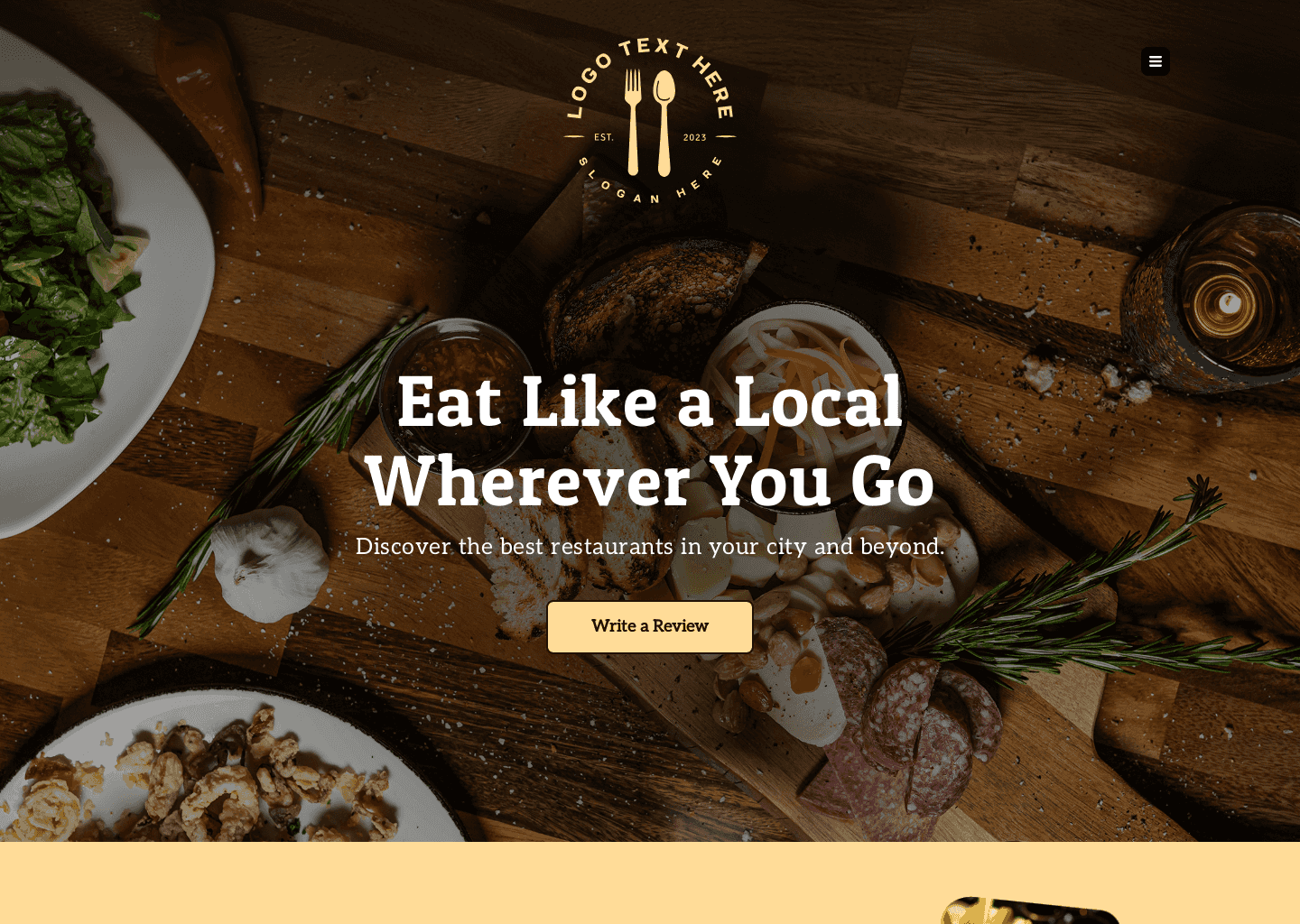 Restaurant Food Review Website