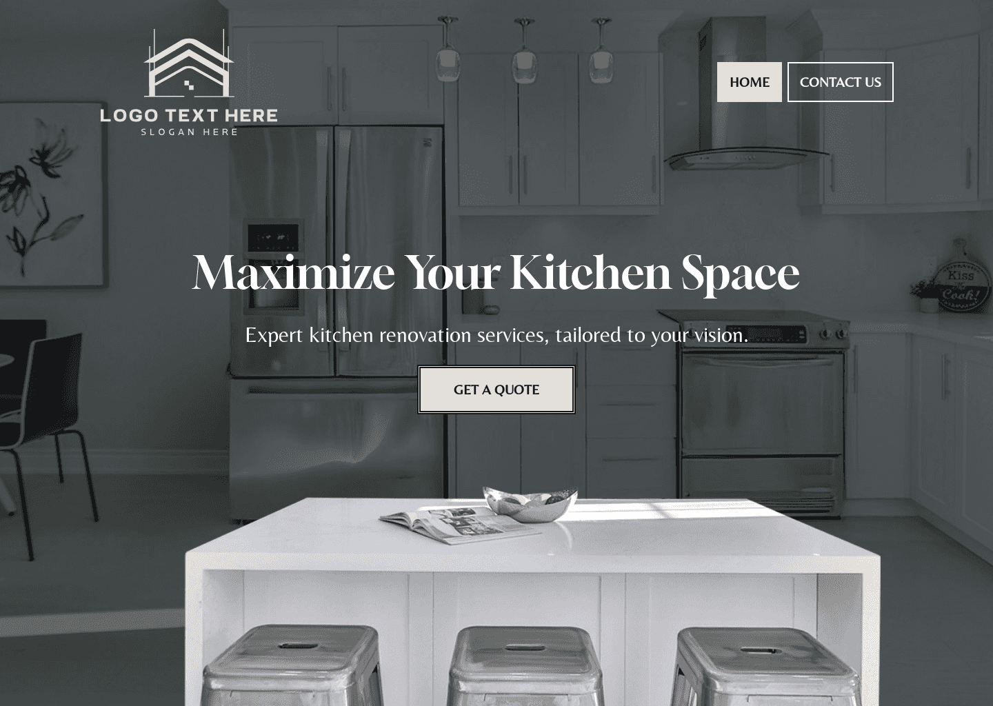 Modern Kitchen Renovation Website