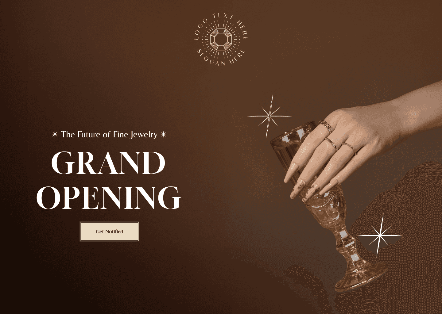 Jewelry Boutique Opening Website Preview