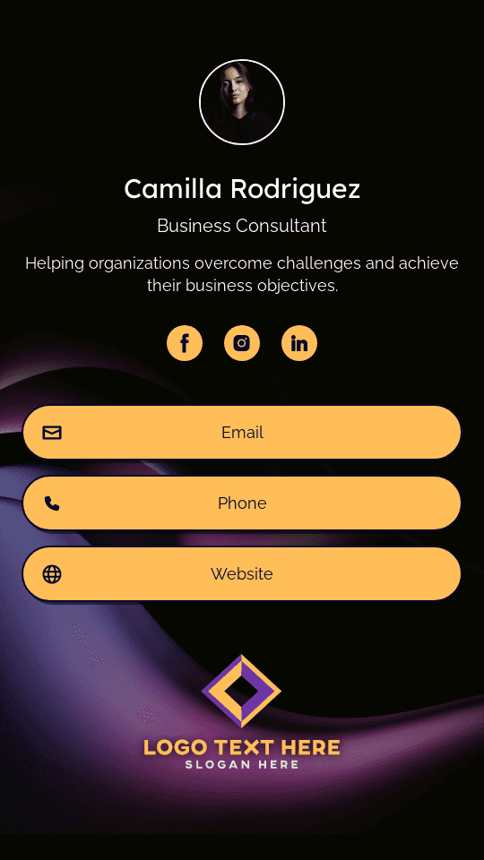 Generic Skill Professional Digital Business Card Preview