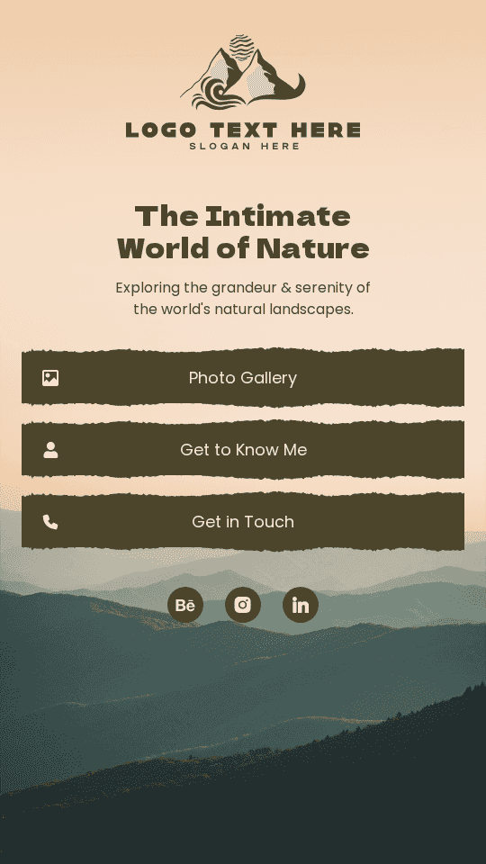 Nature Photography Portfolio Link in Bio Preview