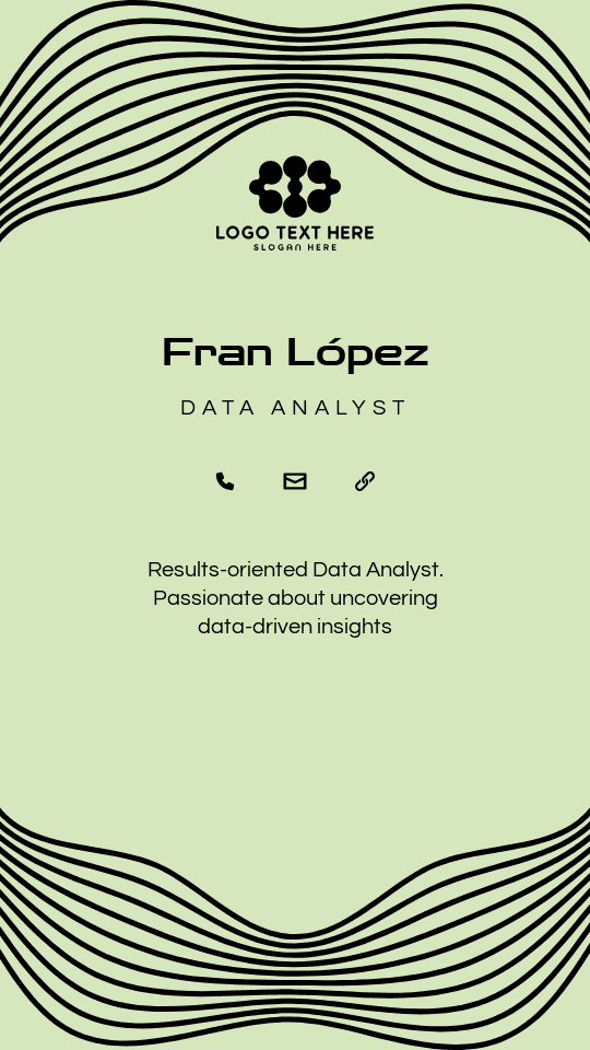 Digital Data Analyst Digital Business Card