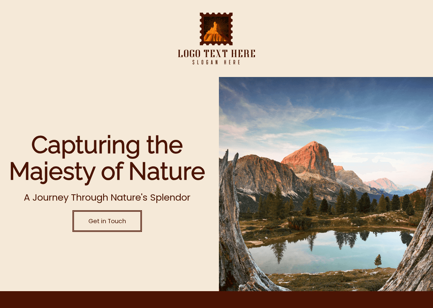 Photography Landscape Portfolio Website