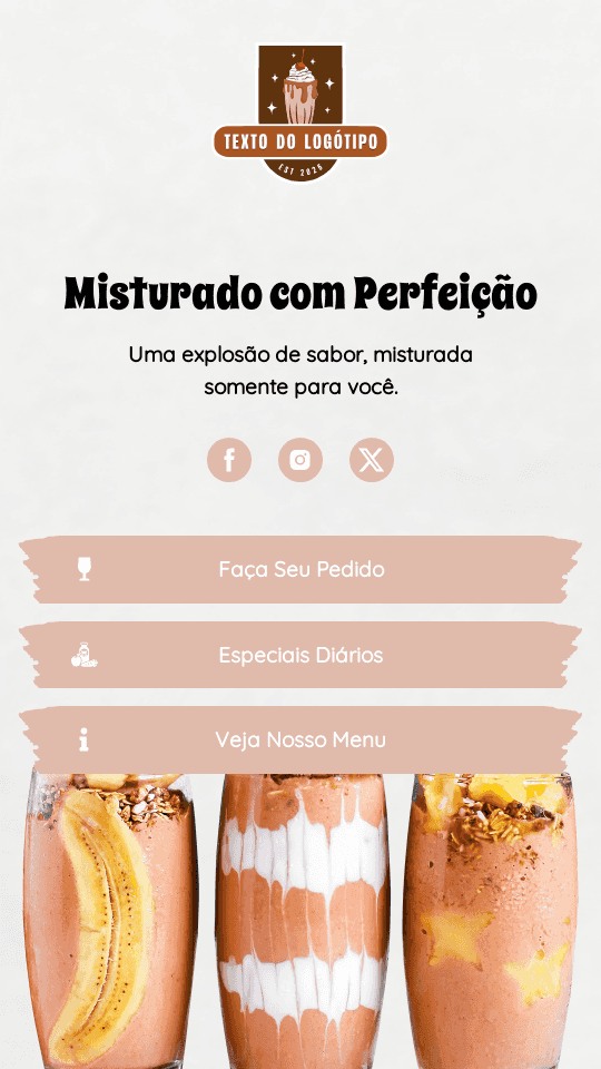 Barraca de Batidos de Frutas Website