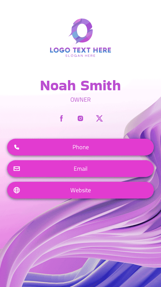 Generic Agency Owner Digital Business Card Preview