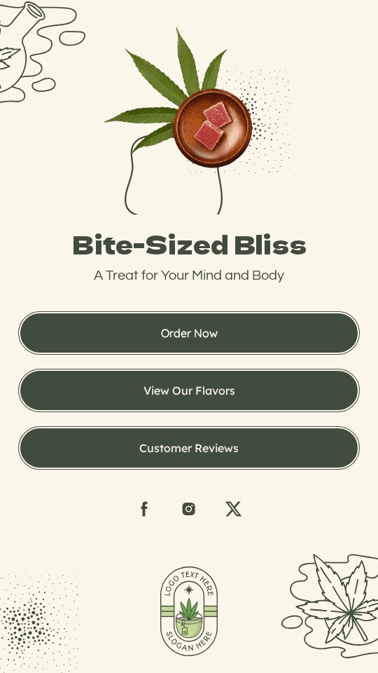 Cannabis Gummy Shop Link in Bio Preview