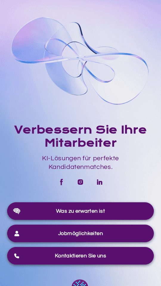 Künstliche Intelligenz Rekrutierung Link in Bio