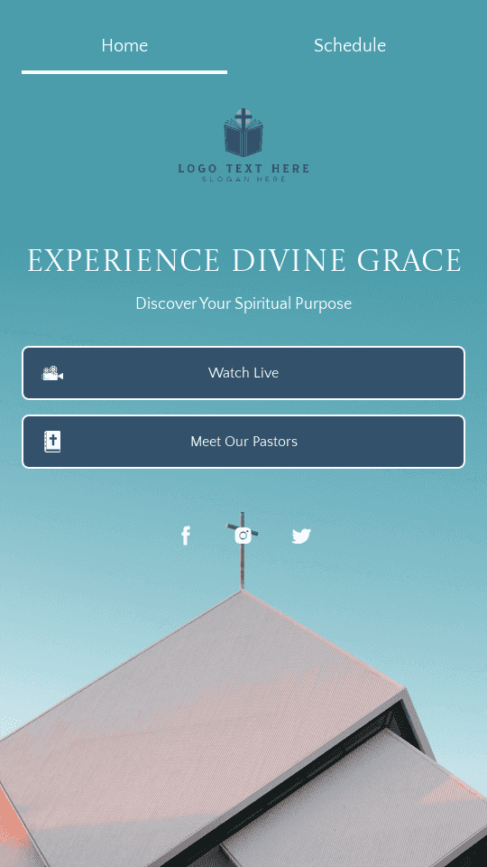 Church Service Mass Link in Bio Preview