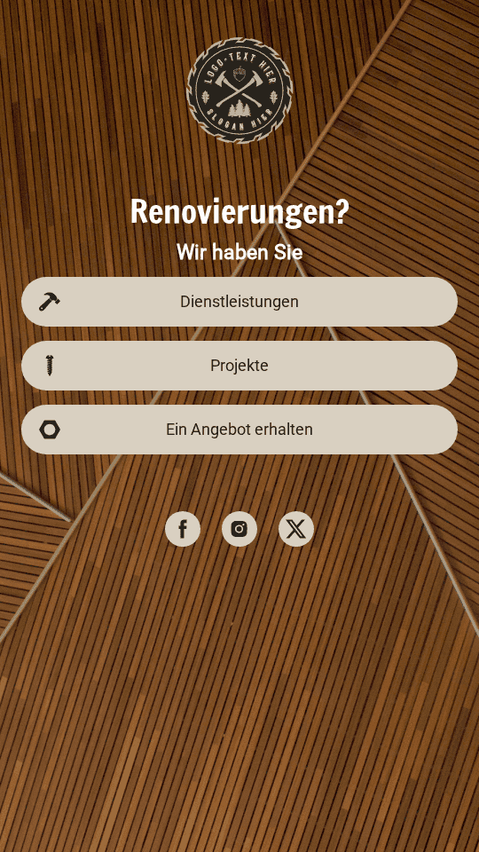 Hausrenovierungen Link in Bio