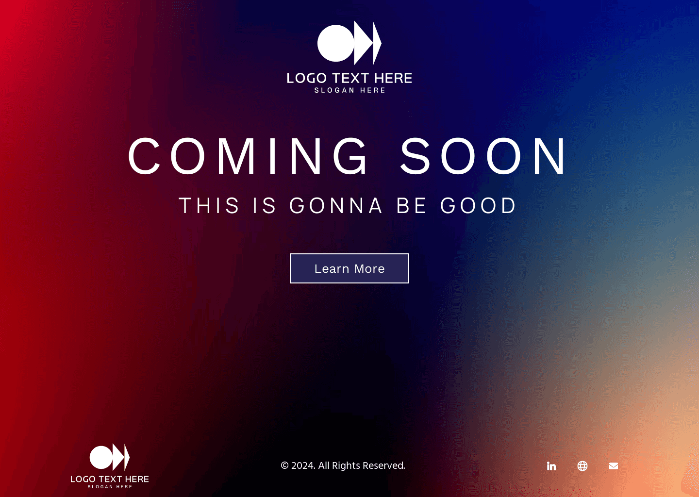 Launching Soon Tech Website Preview