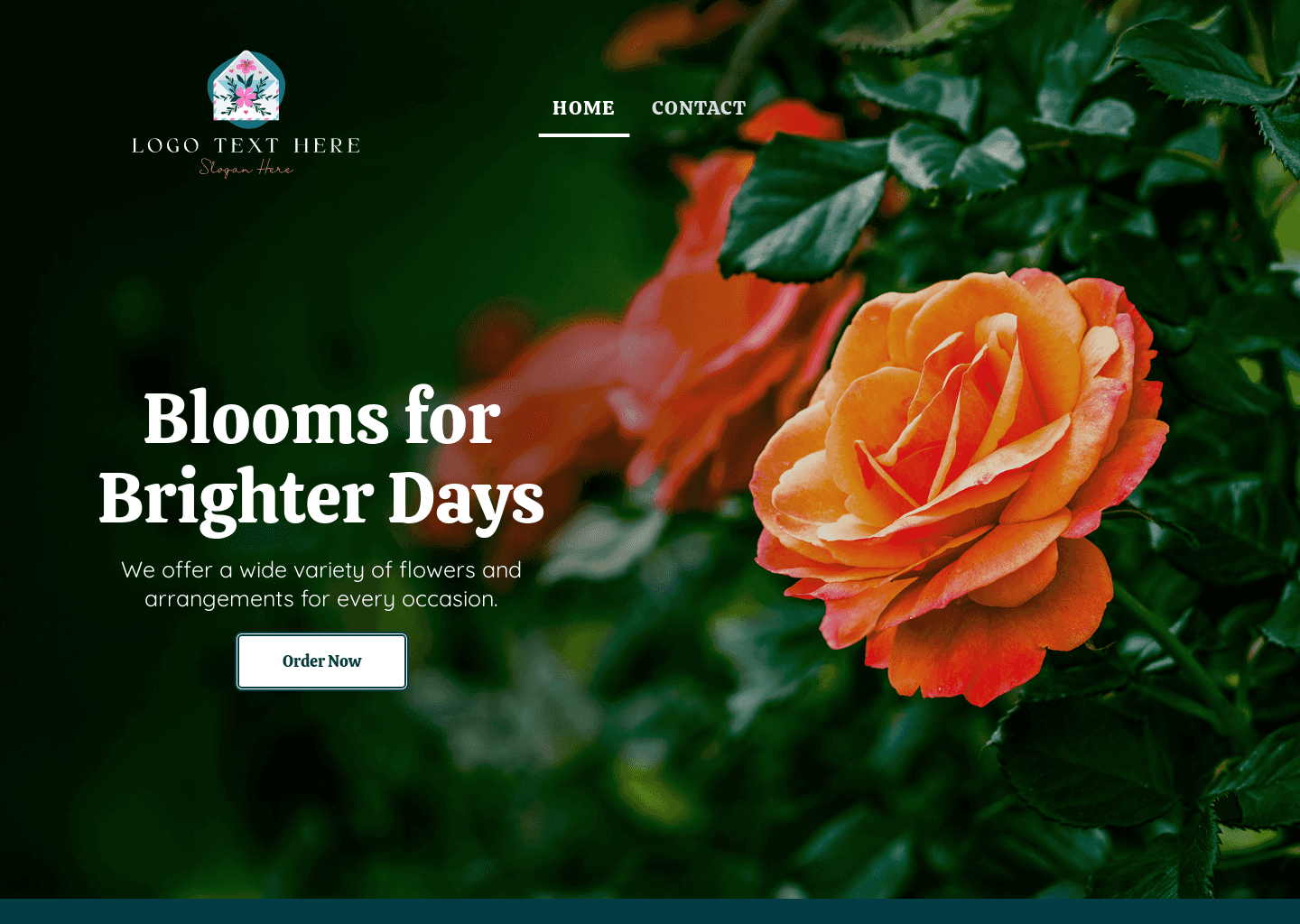 Flower Delivery Service Website Preview
