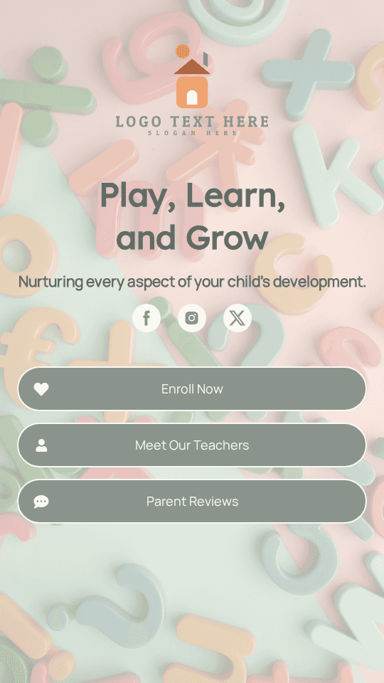 Toddler Kindergarten Daycare Link in Bio Preview