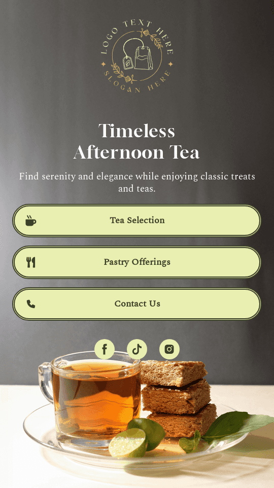 Afternoon Tea Lounge Link in Bio