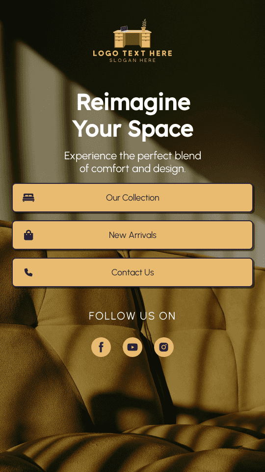 Furniture Store Link in Bio Preview