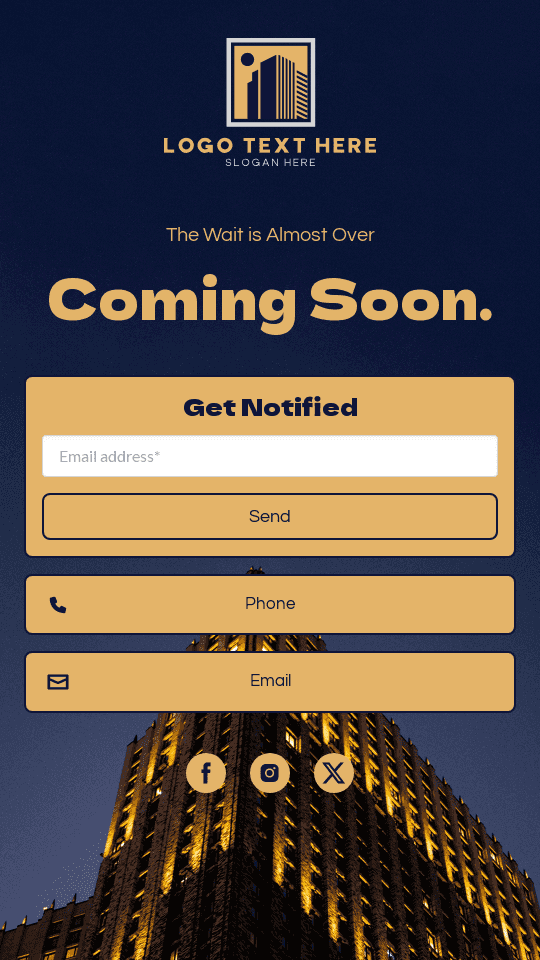 Skyscraper Business Launch Link in Bio