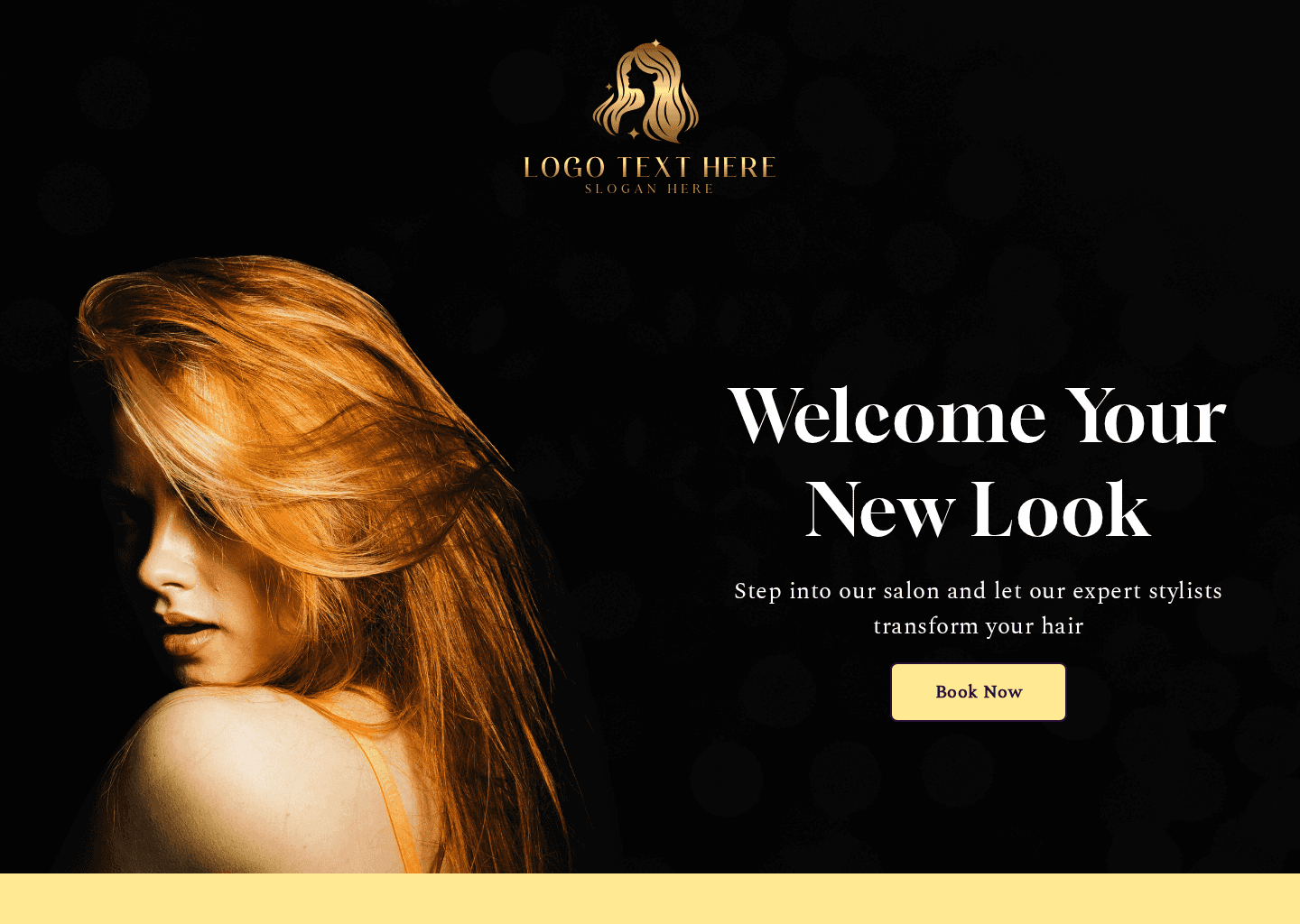 Hair Boutique Opening Website Preview