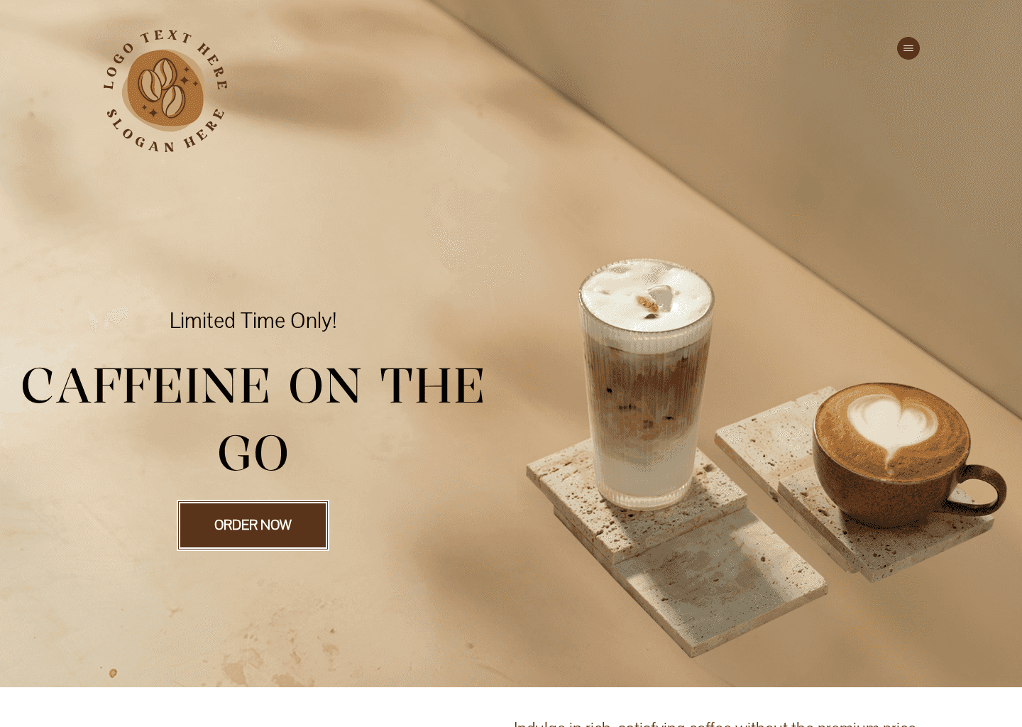 Limited Coffee Sale Website Preview